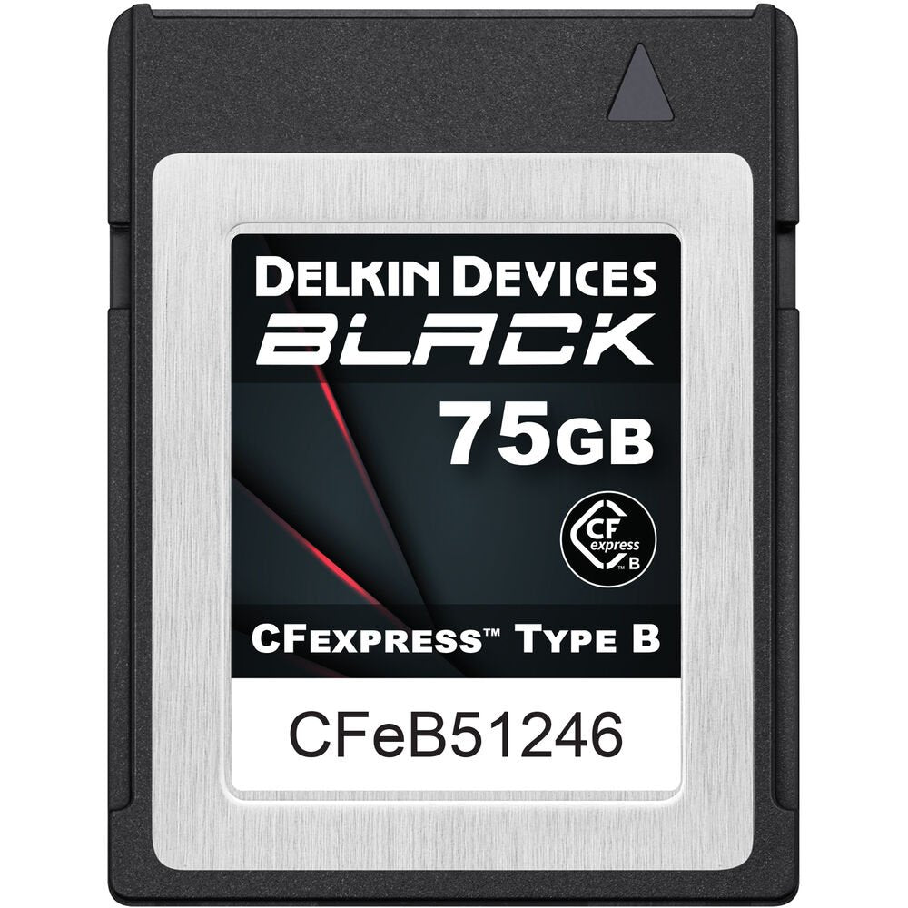 Delkin Devices 75GB BLACK CFexpress Type B Memory Card - cambuy-lives Delkin Devices 75GB BLACK CFexpress Type B Memory Card - cambuy-lives
